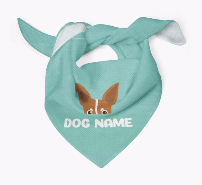 'Peeking Name' - Personalized {breedFullName} Bandana